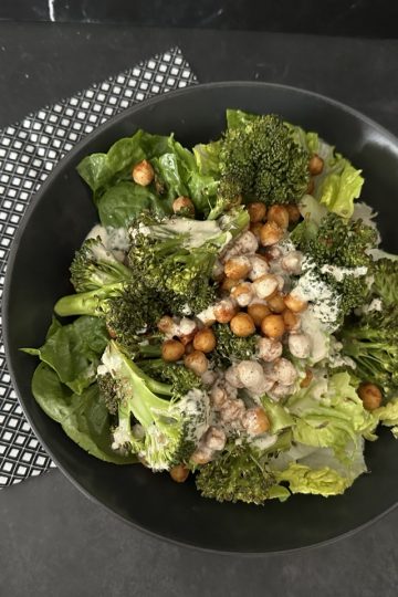 Brokkoli-Kichererbsen-salat